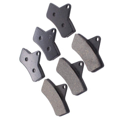 MOTOKU brake pads packaging shown as a dual-front-rear kit for easy installation