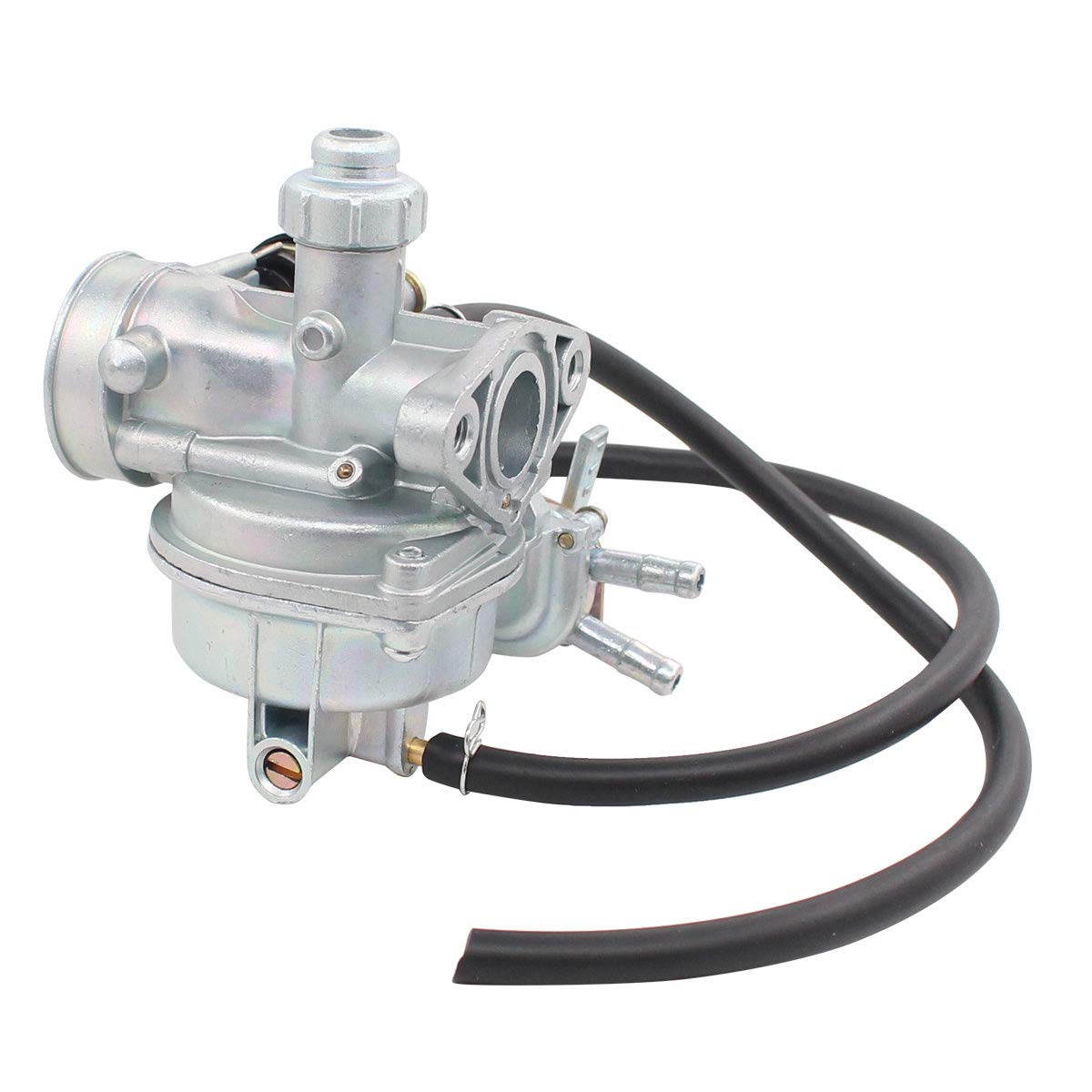 MOTOKU carburetor installation on ATV illustrates straightforward mounting