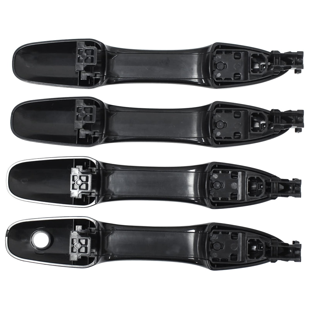 MOTOKU exterior handle no-smart-key-holes closeup, matching keyless style across models.