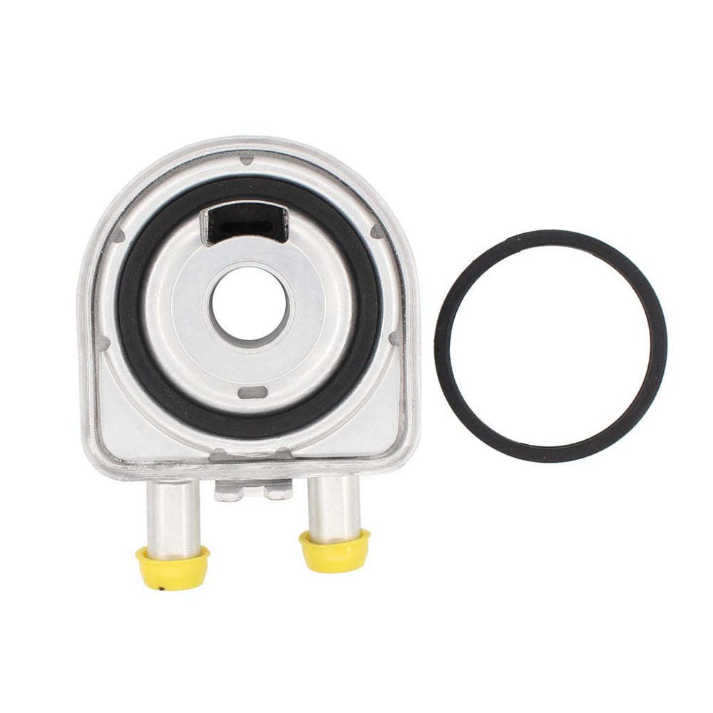 MOTOKU engine oil cooler side view for Hyundai Tucson highlighting compatibility.