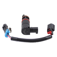Motoku EVAP vent solenoid with wiring pigtail, side view showing compact connector