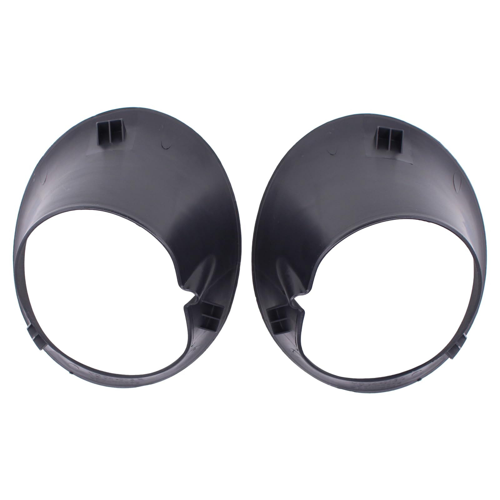 MOTOKU fog light cover bezel closeup shows precise fit for Dodge Ram models.