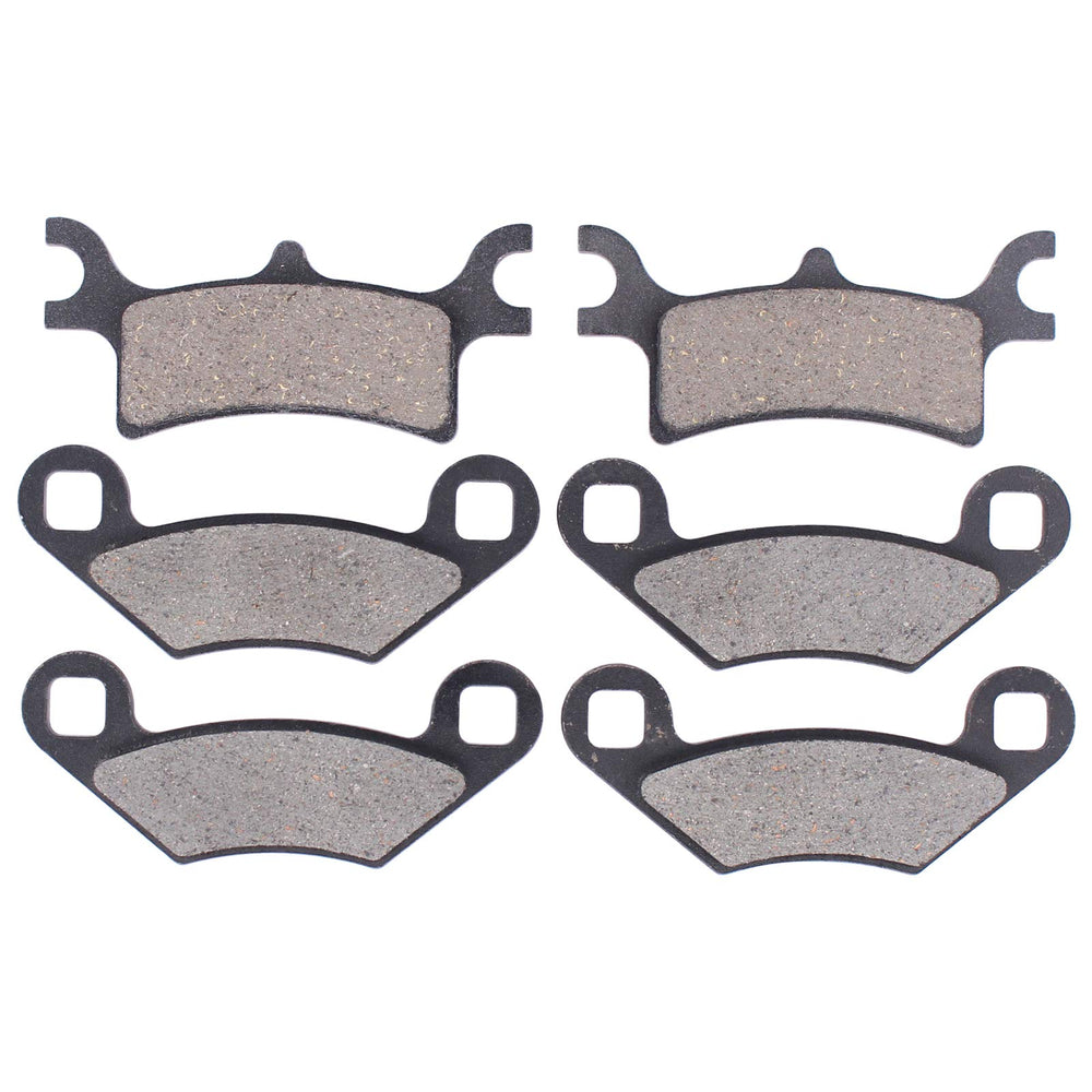 MOTOKU front brake pad visual showing durable heat resistance for smooth stopping