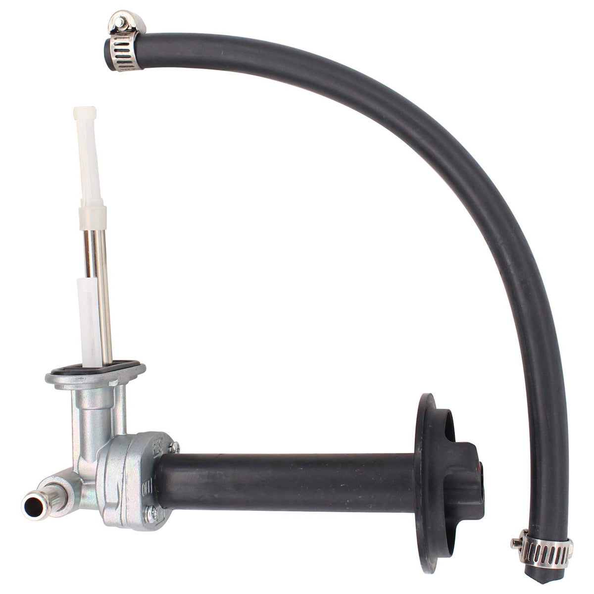 Motoku fuel petcock valve switch with knob lever for Yamaha Kodiak and Grizzly enables smooth fuel shutoff.