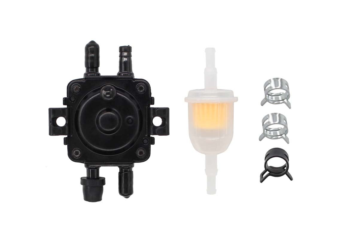MOTOKU fuel pump with filter installed on John Deere tractor for improved fuel delivery