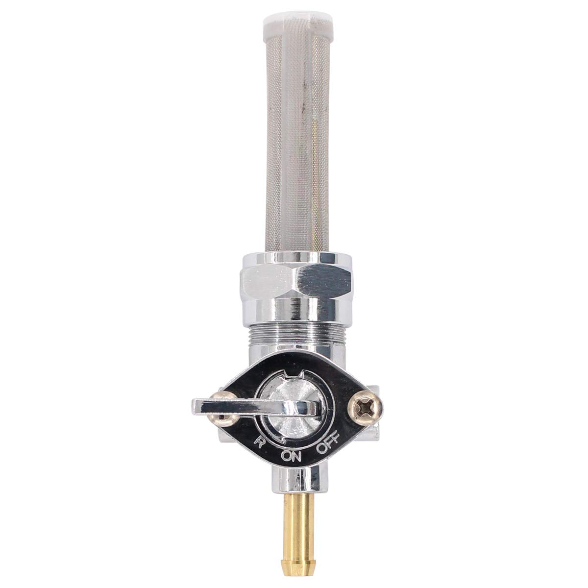 MOTOKU gas tank petcock shut-off valve for Harley tanks, secure shut-off