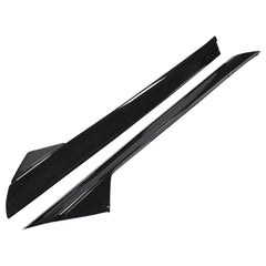 MOTOKU gloss black A-pillar molding outer right passenger delivers refined finish.