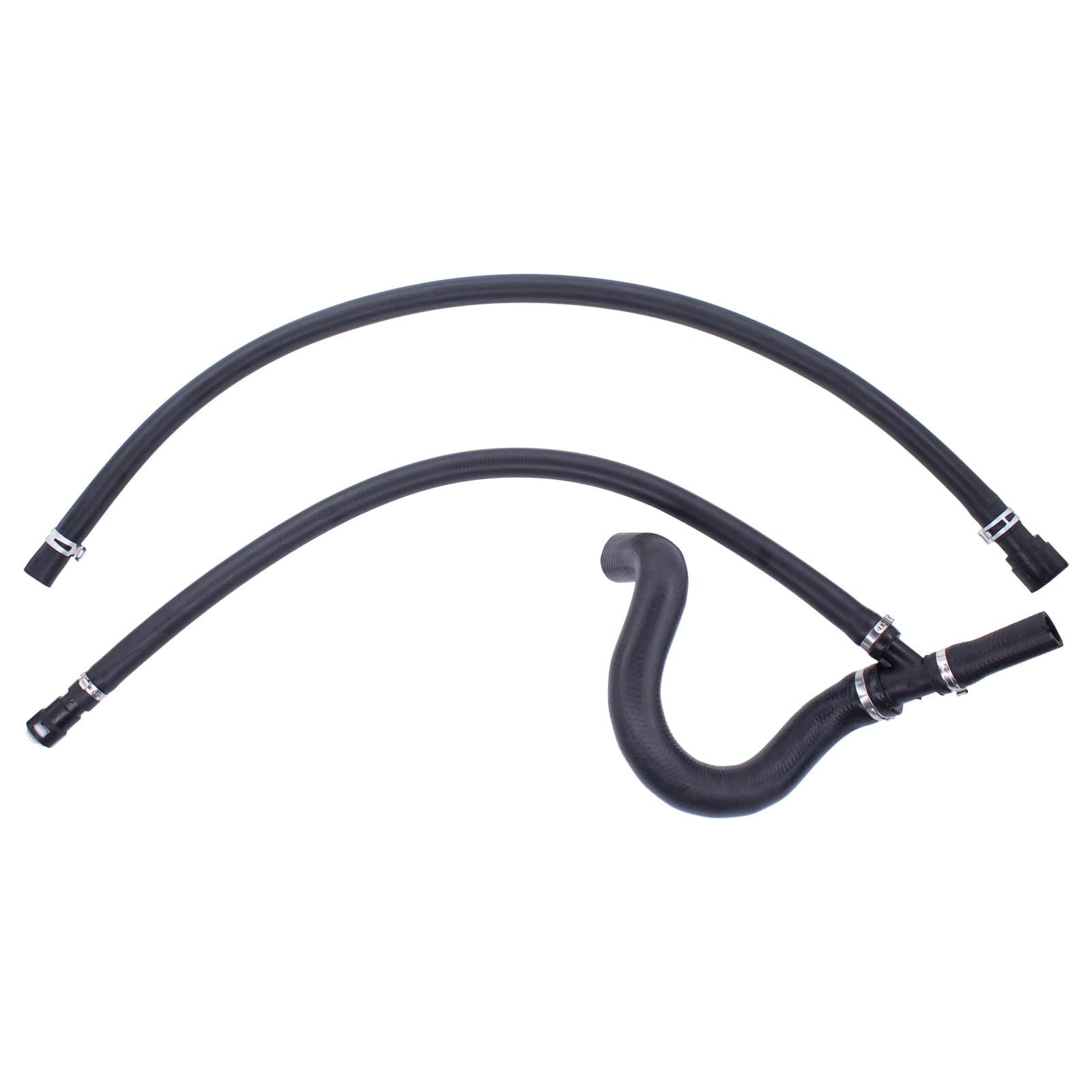 MOTOKU heater hose assembly with inlet and outlet connections for efficient engine warming.