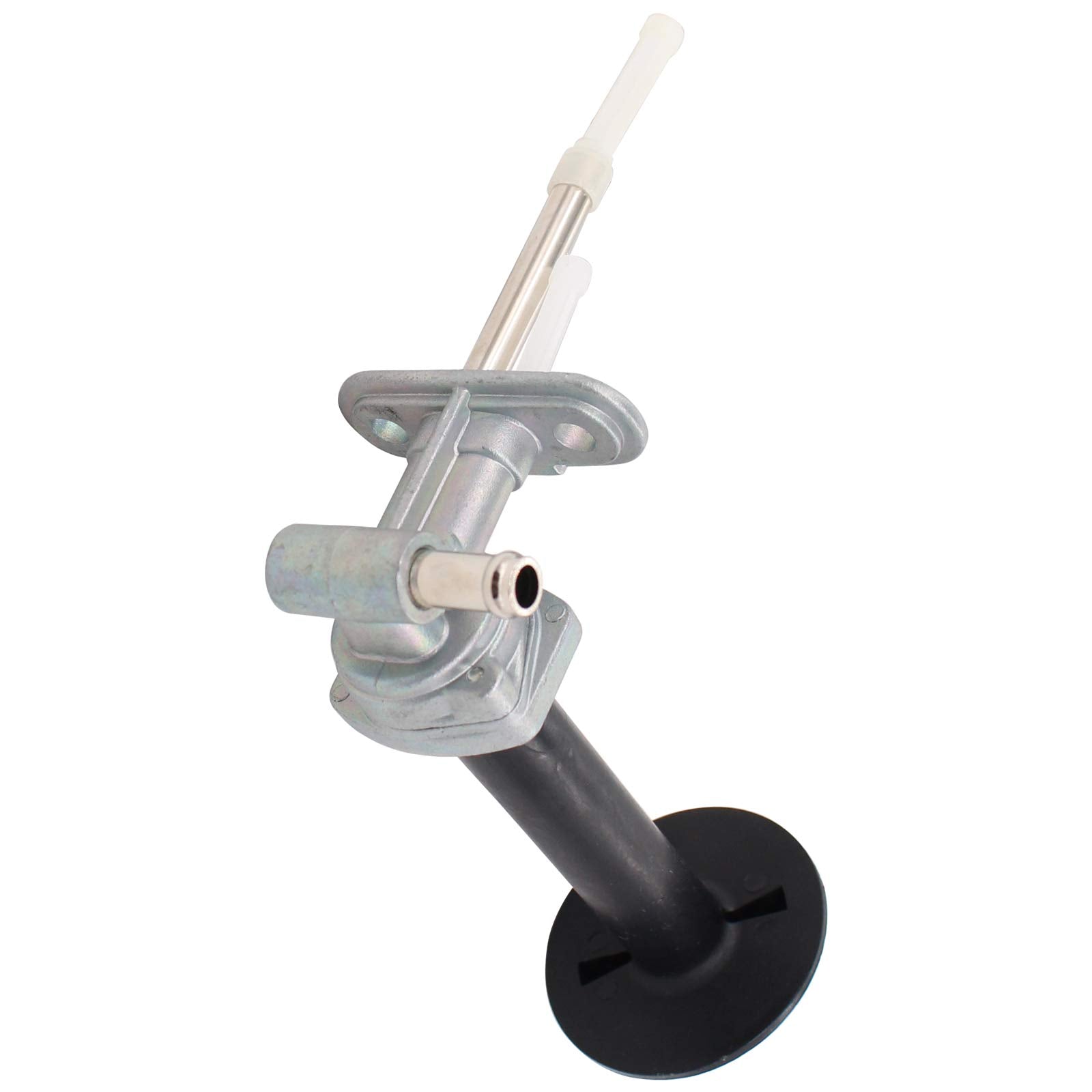 Motoku installation-ready fuel valve with lines simplifies maintenance for ATV owners.