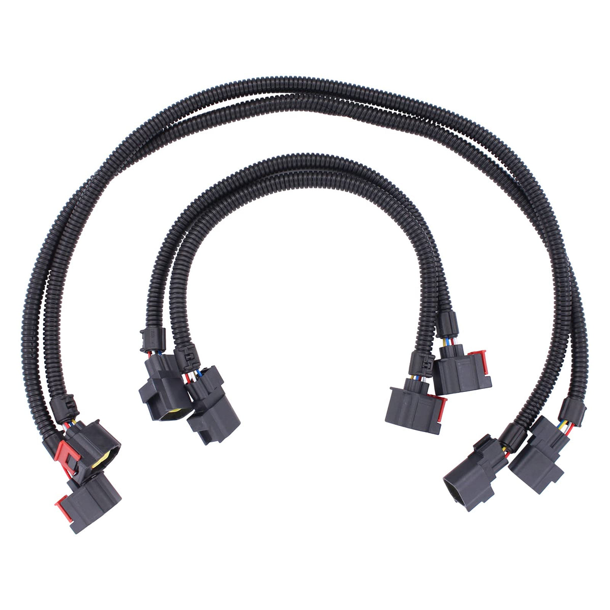 MOTOKU oxygen extension harness 12in for Chrysler-Dodge-Jeep enables flexible routing.