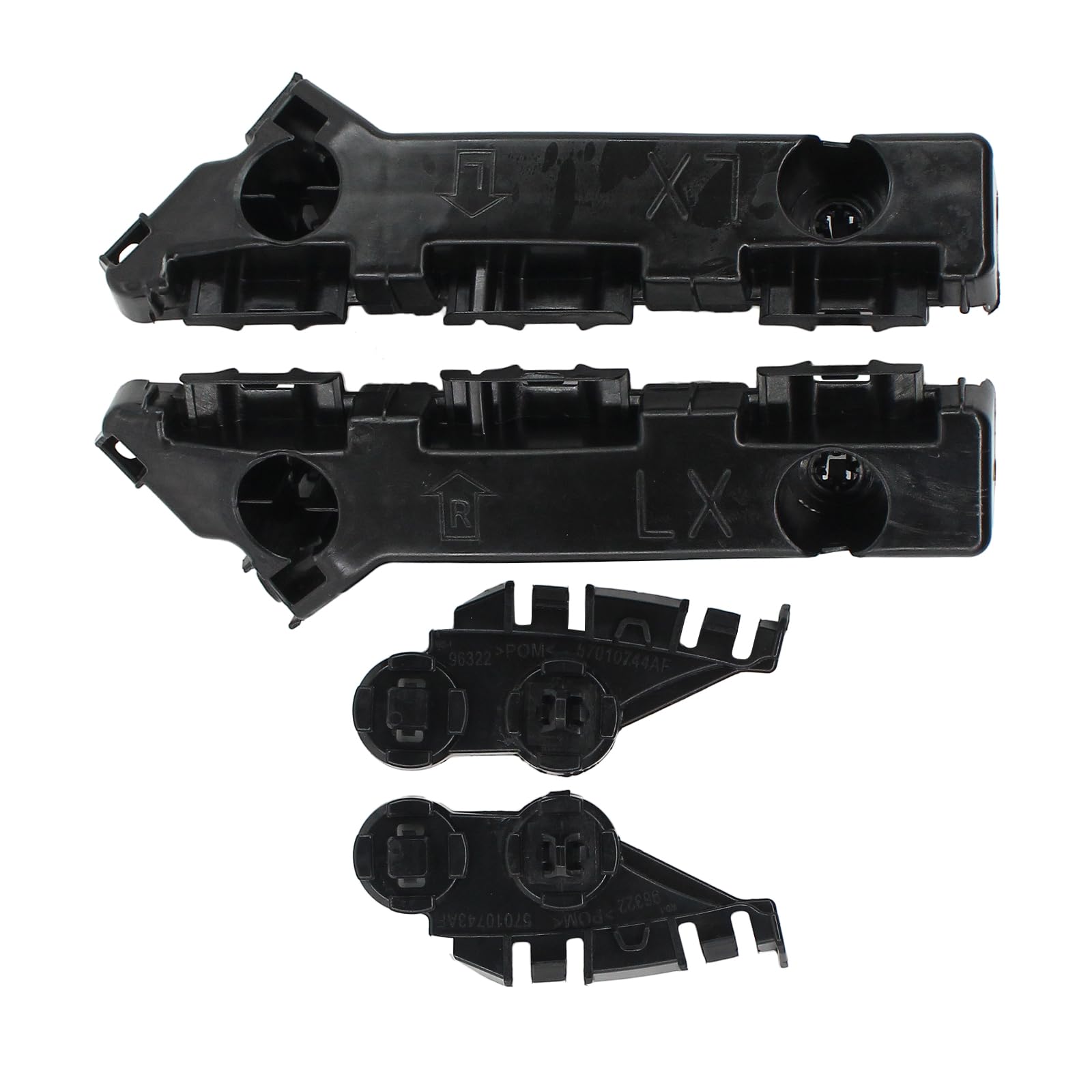 MOTOKU two-pack bumper retainer brackets ready for replacement