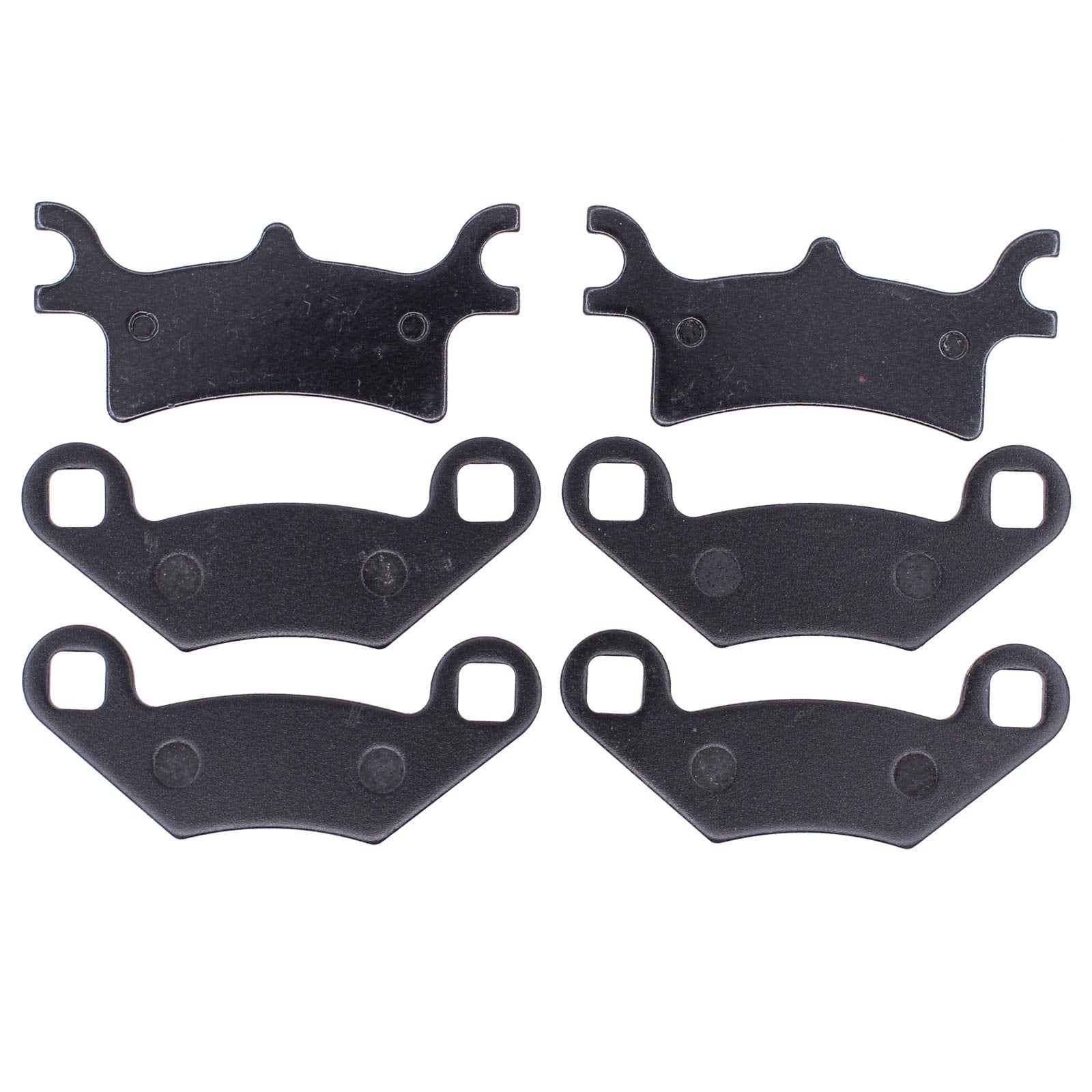 MOTOKU rear brake pad visual highlighting even wear for balanced braking
