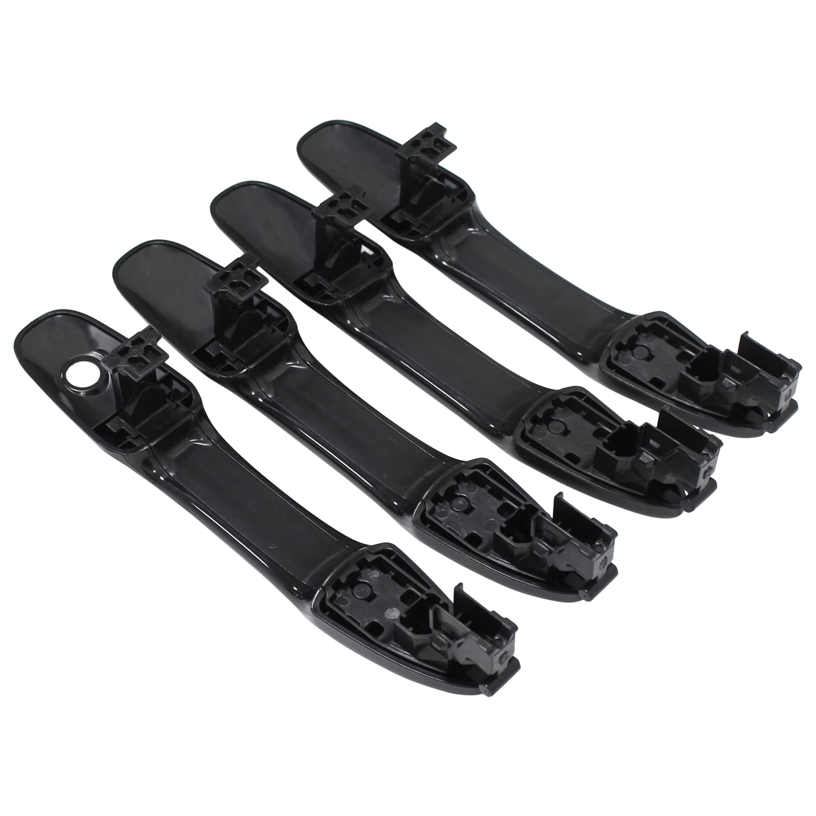 MOTOKU rear door handle for Toyota Avalon in black, withstands weather and wear.