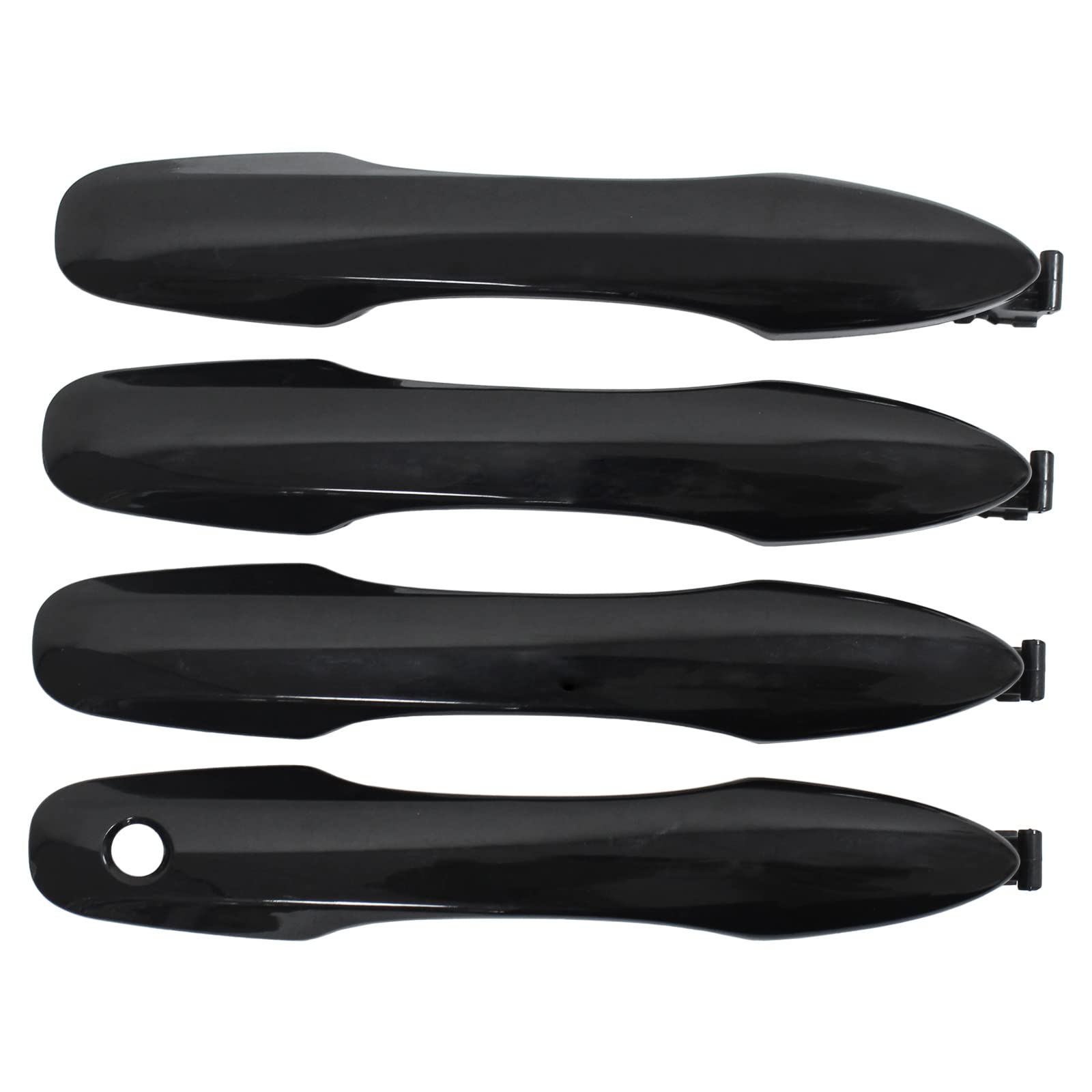 MOTOKU rear door handle in black for Toyota Camry, ready for direct-exchange.