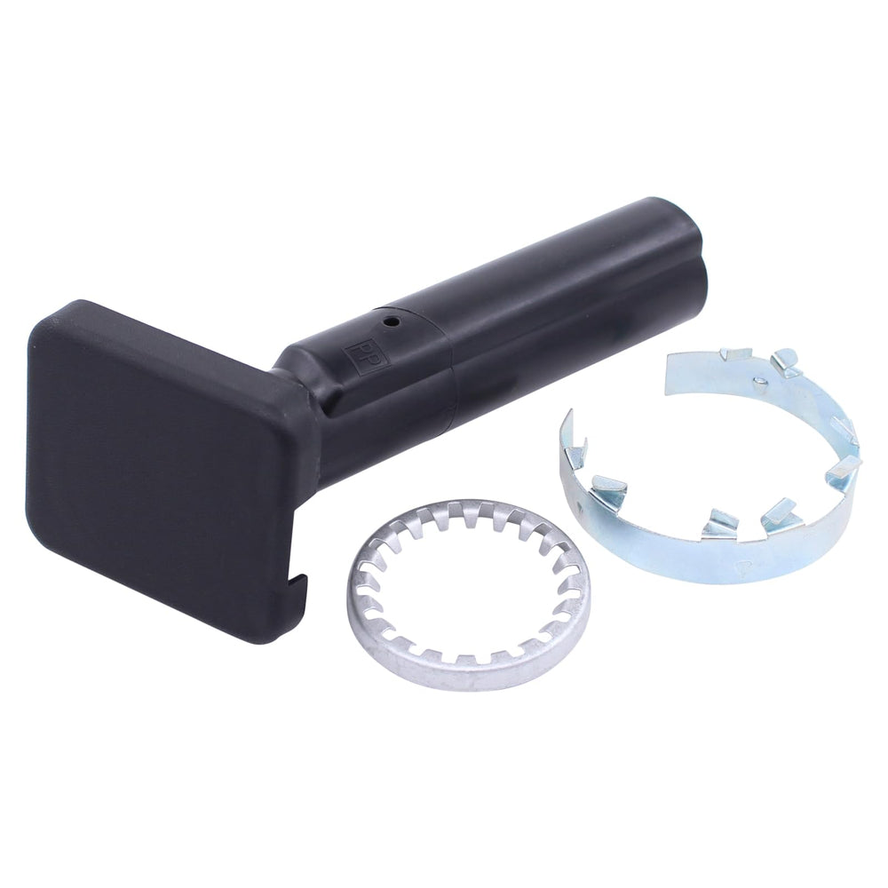MOTOKU spare tire carrier lock cover secures the mounting area and prevents debris intrusion