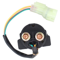 MOTOKU starter solenoid relay installed on TRX250TE for dependable starts.