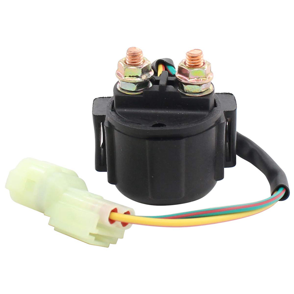 MOTOKU starter solenoid relay terminal closeup showing rugged, reliable connectors.