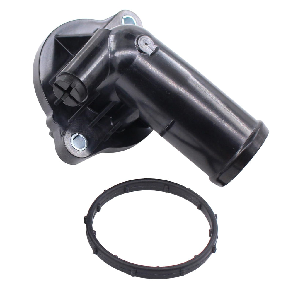 MOTOKU thermostat housing mounted view, precise fit for Dodge Charger 2011-2023