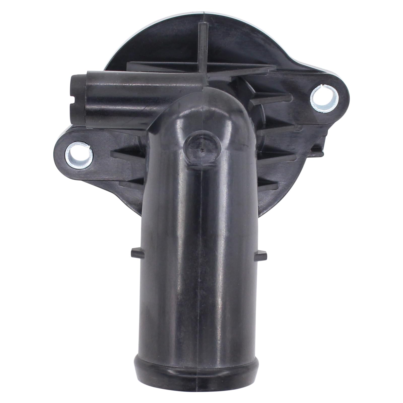 MOTOKU thermostat housing in engine bay view, ready for a reliable coolant connection