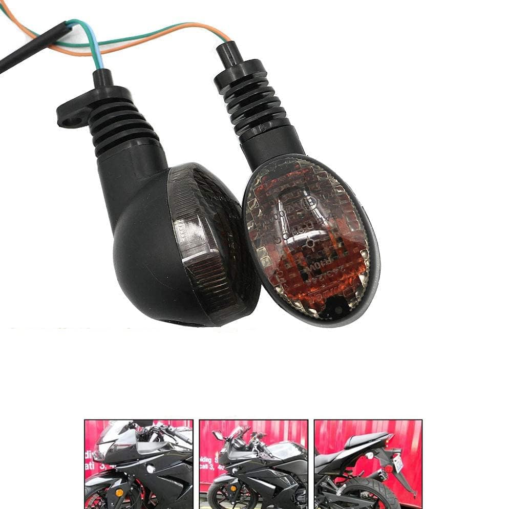 Motoparty EX250R rear turn signal improves visibility from behind.