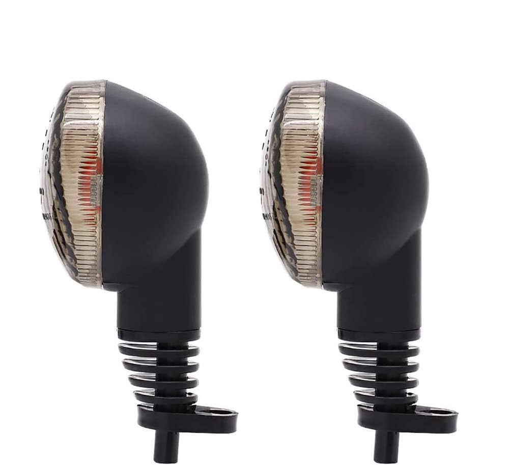 Motoparty KLX250SF front turn signal increases rider visibility.