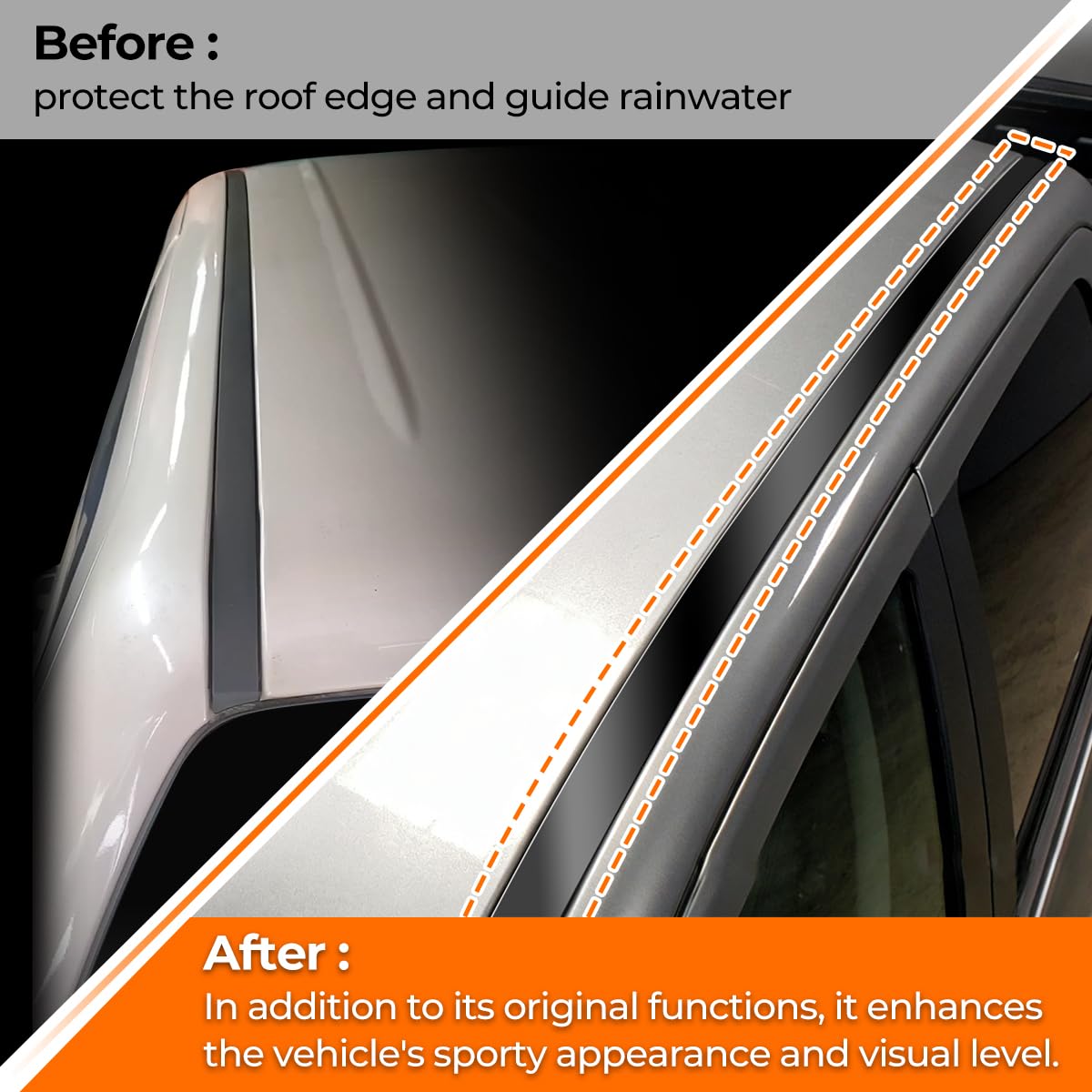 Installed MotoParty trim strips on RAM 1500 demonstrate seamless OEM-like fit.