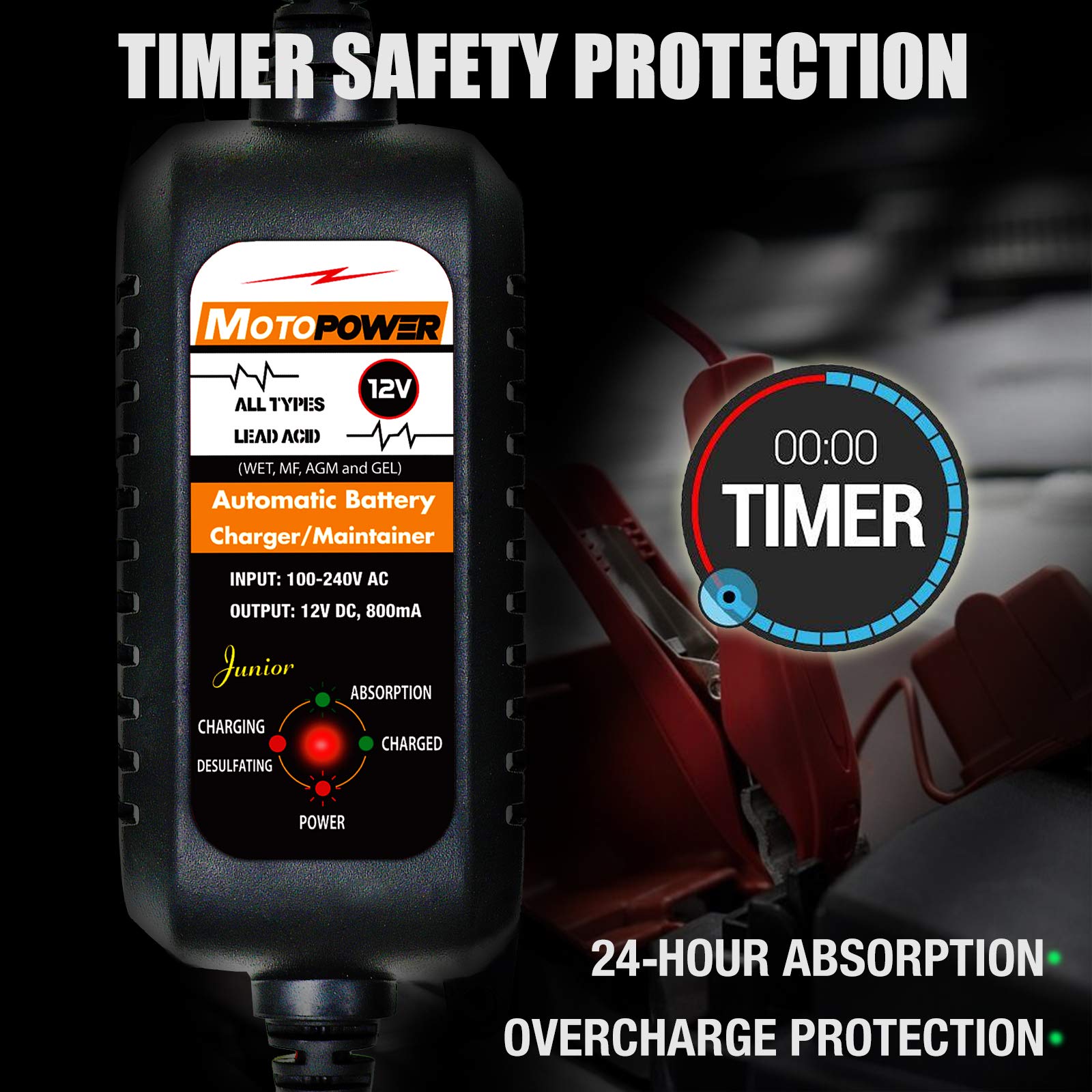 MOTOPOWER MP00205A ETL-certified safety and build quality