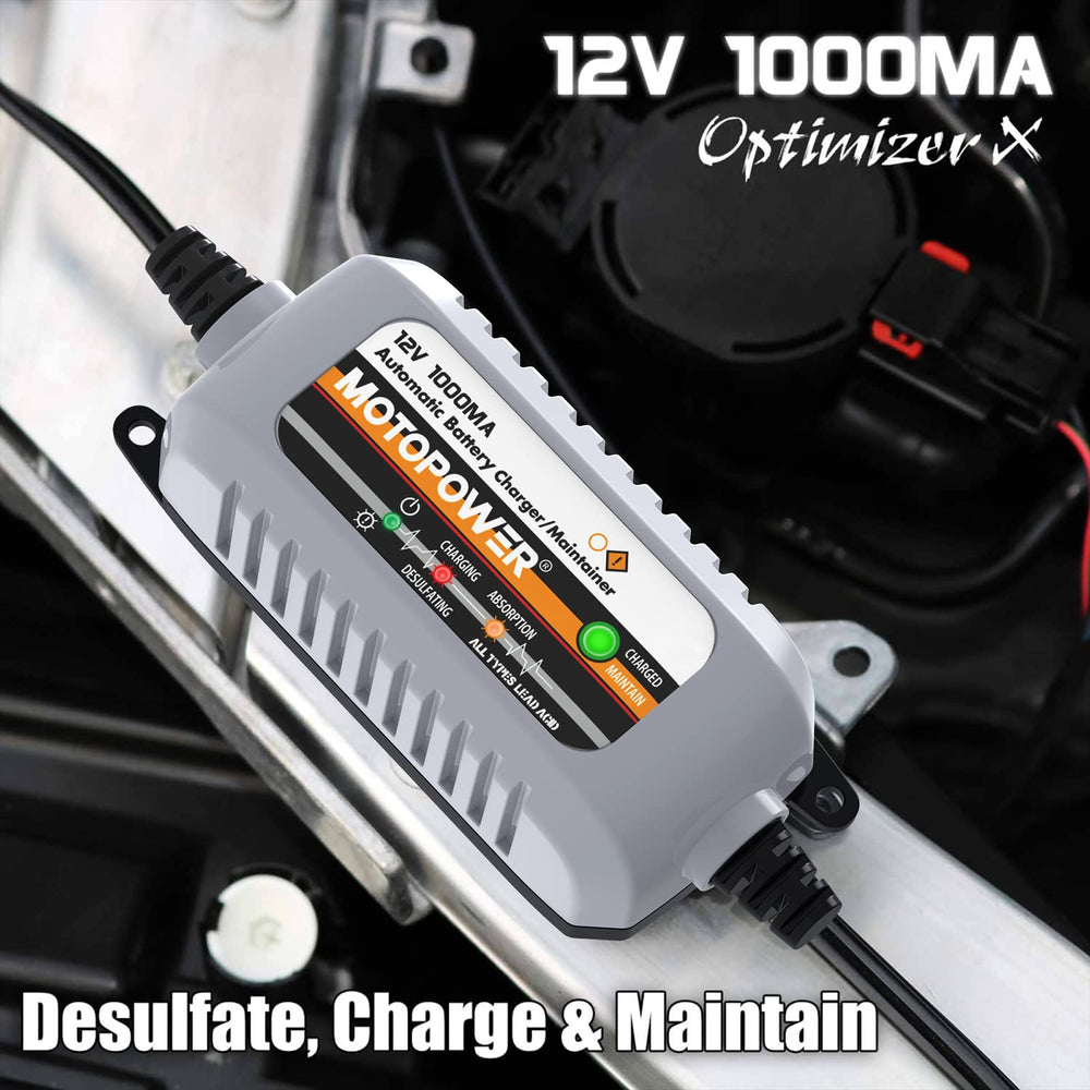 MOTOPOWER MP00205B cables and connectors for versatile 12V battery connections.