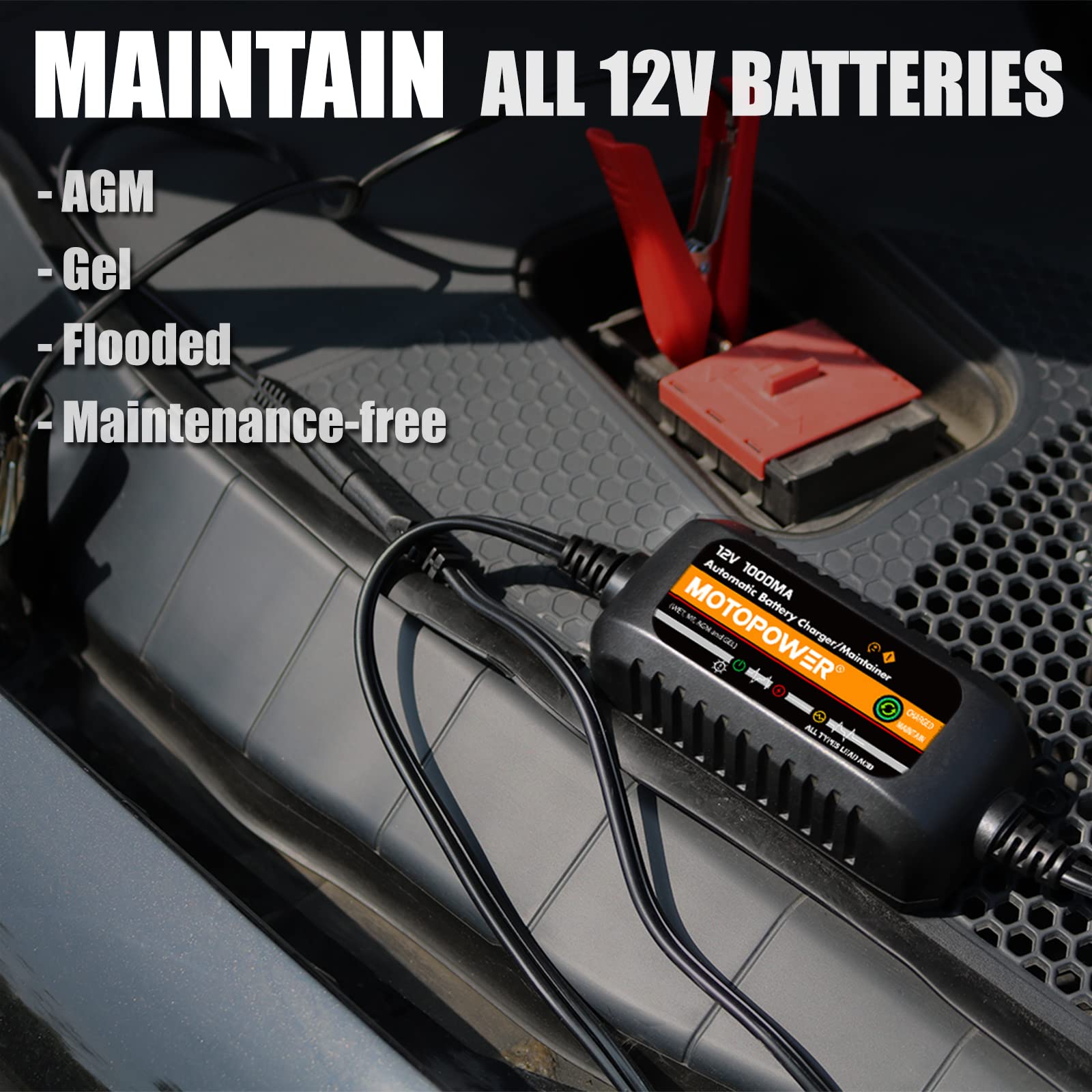 MOTOPOWER MP00205B CE, UL, RoHS certified for reliability.