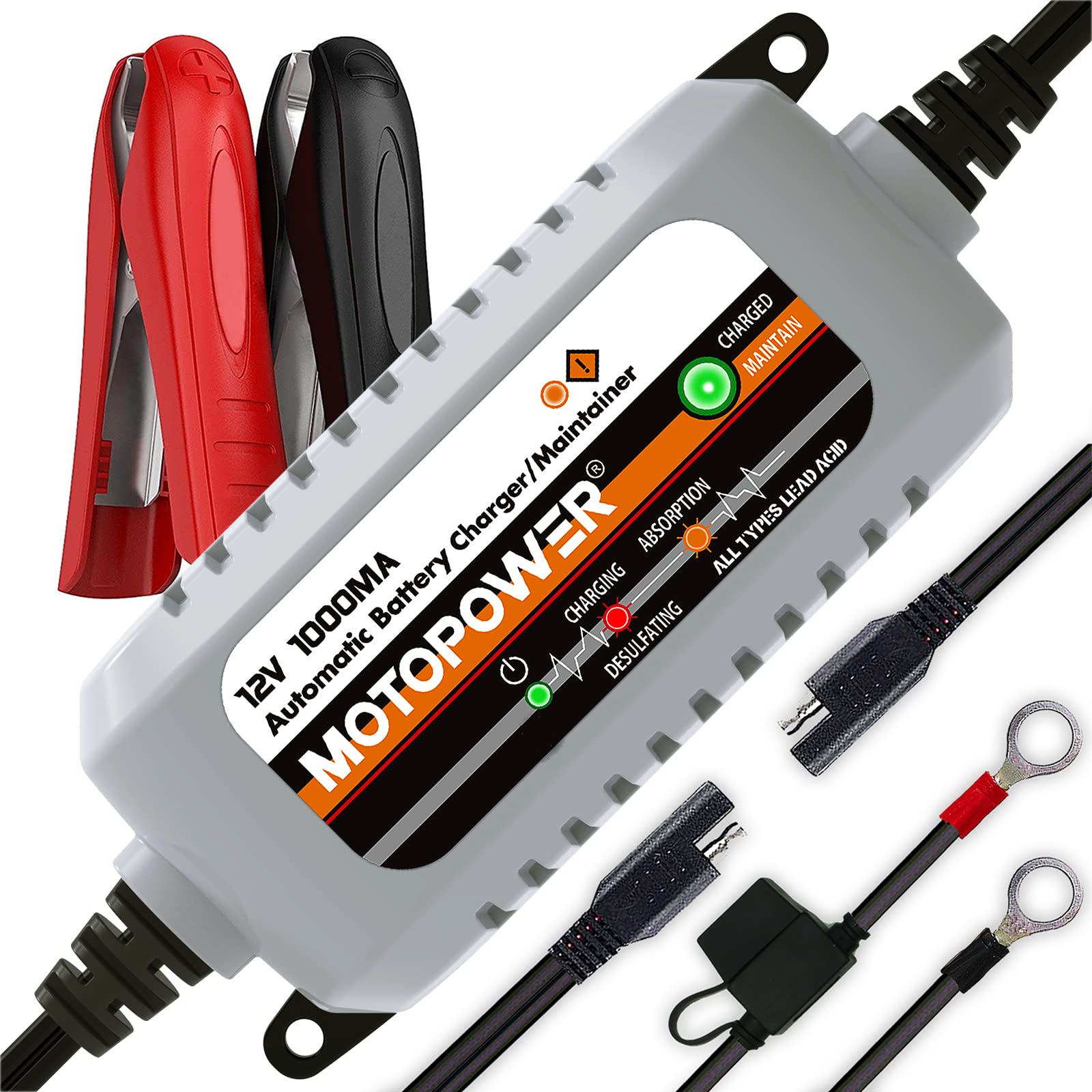 MOTOPOWER MP00205B compact case; durable housing for safe charging.