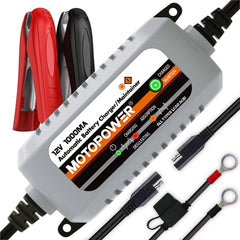 MOTOPOWER MP00205B compact case; durable housing for safe charging.