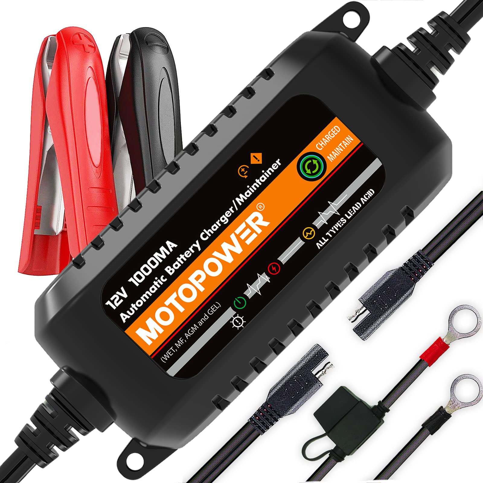 MOTOPOWER MP00205B compact design for easy storage and charging.