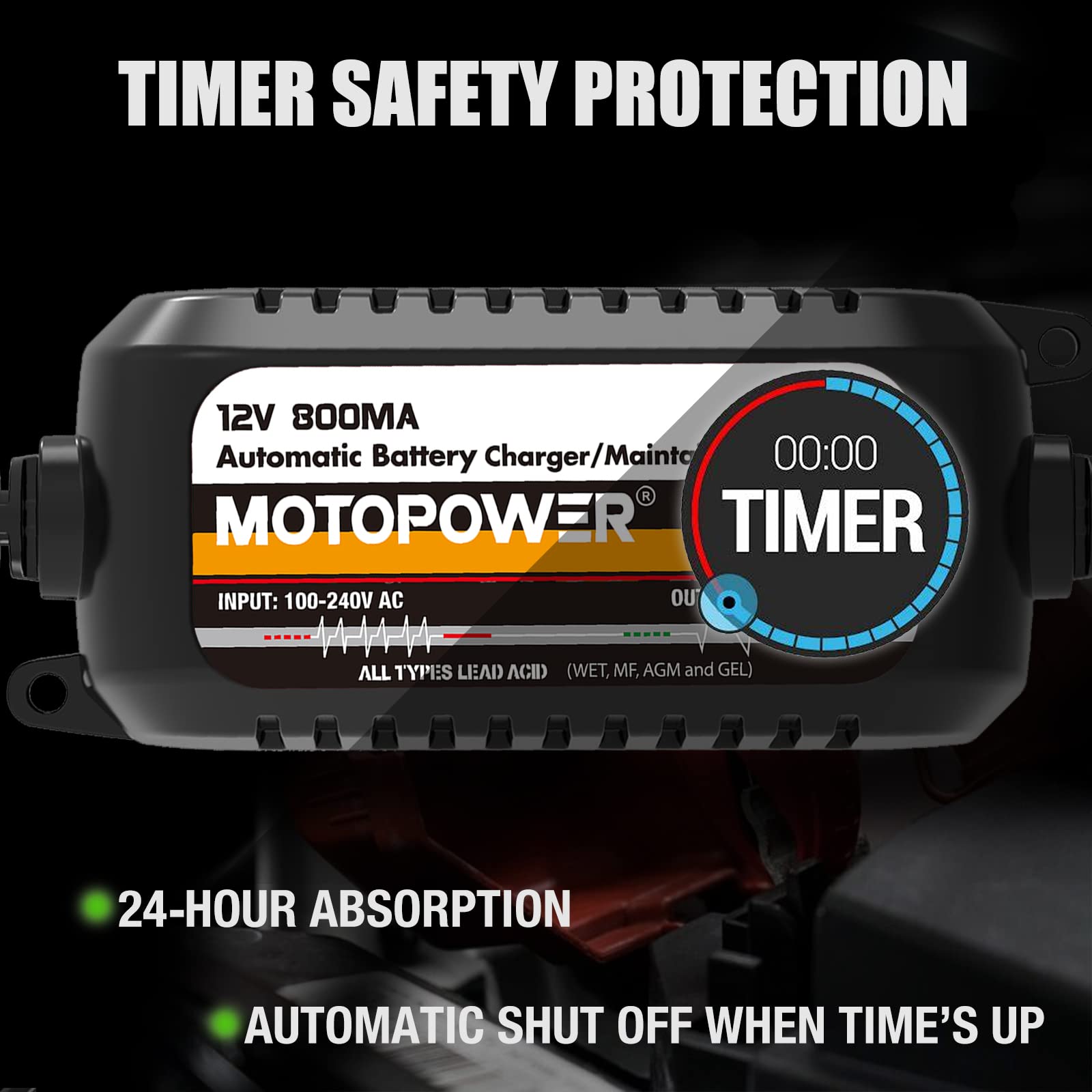 Automatic maintenance mode during charging supports longer-lasting battery life.