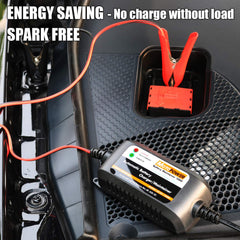 MOTOPOWER MP00206A SAE quick-release setup enables fast, safe connections.