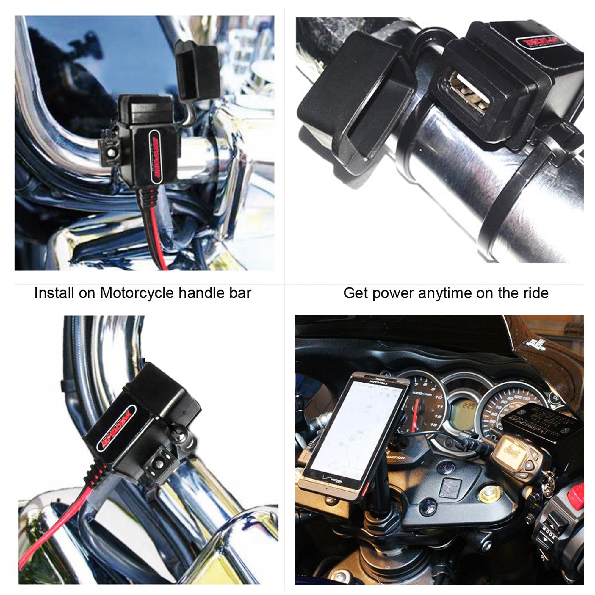 MOTOPOWER MP0609AA SAE-to-ring-terminal cable enables battery maintainers.