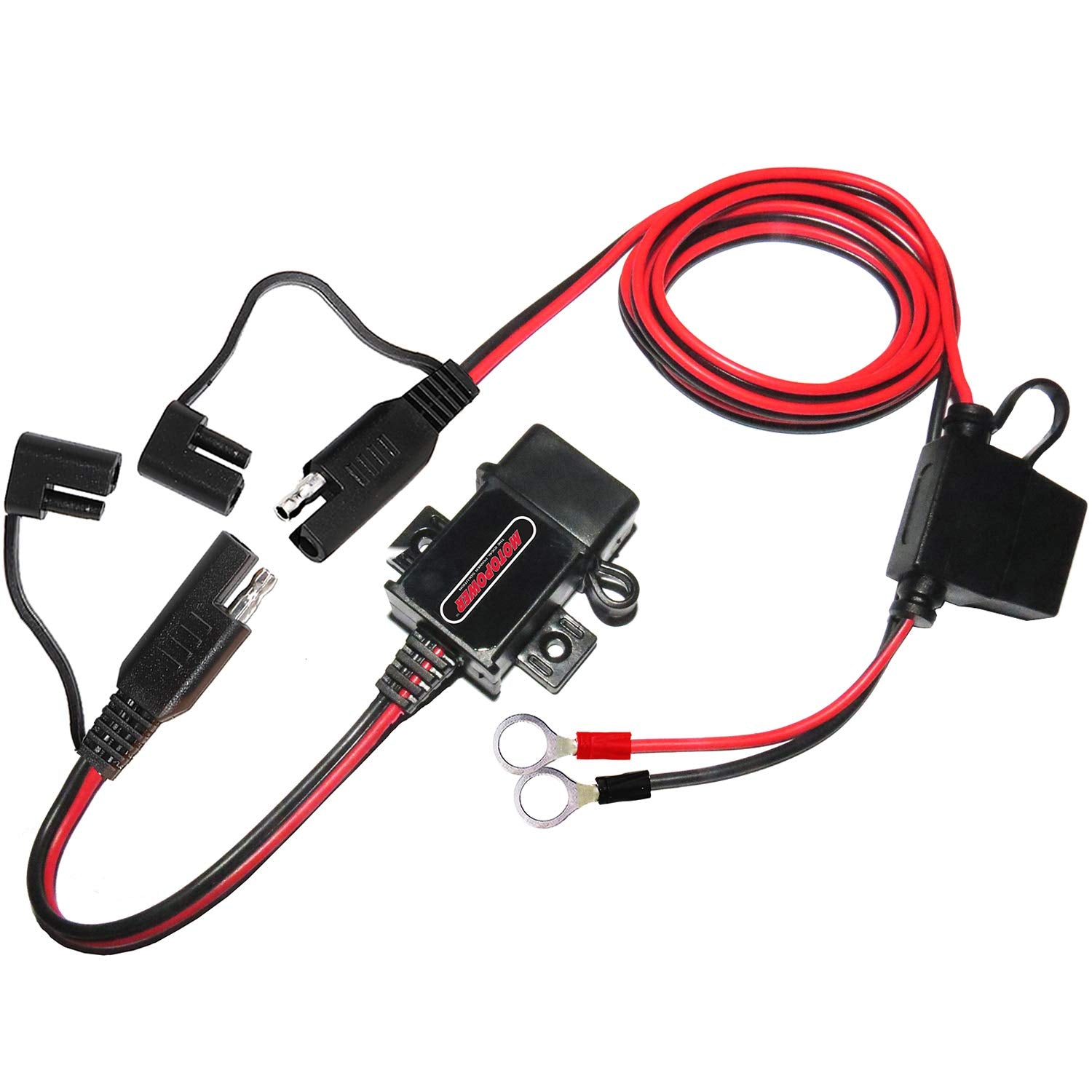 MOTOPOWER MP0609AA USB charger port for motorcycles delivers reliable on-the-go power.