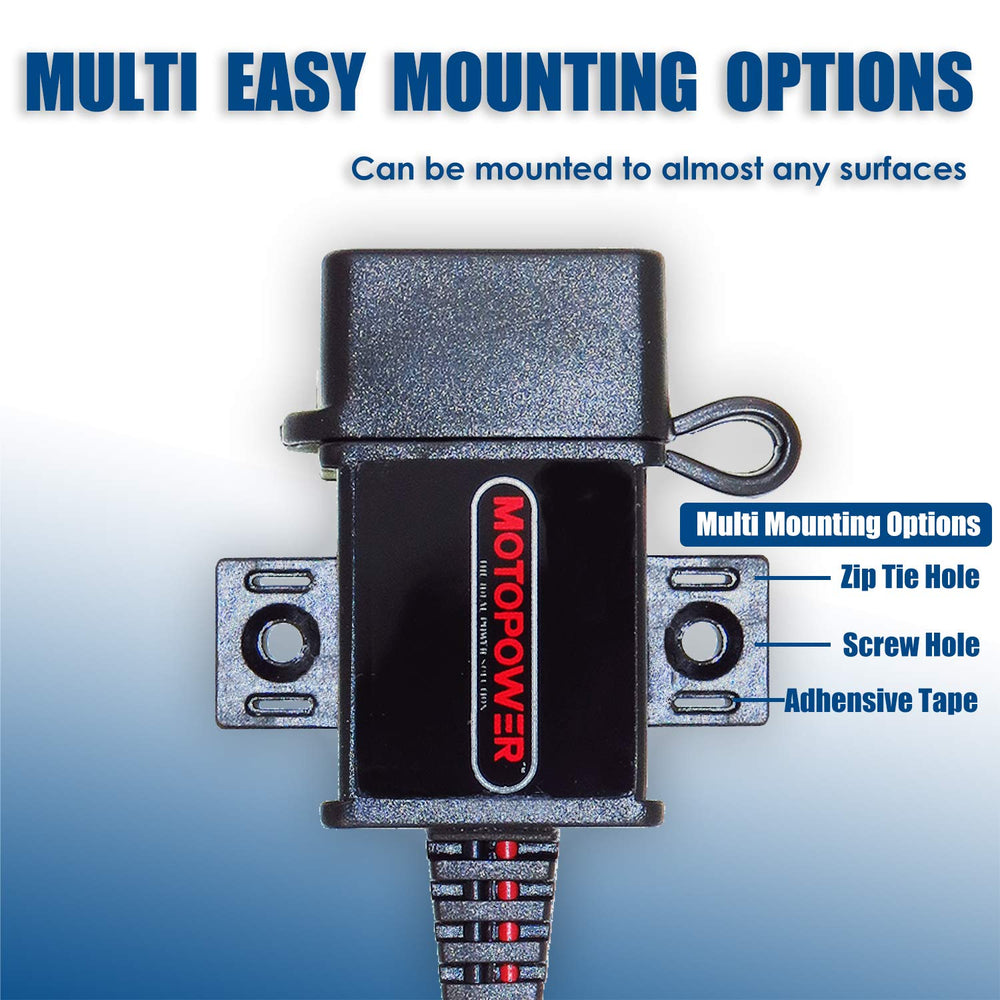 MOTOPOWER MP0609AA waterproof cap protects the USB circuit in wet weather.