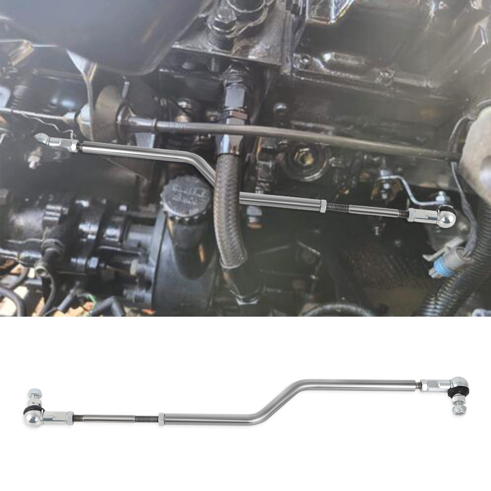 MotoQueen throttle linkage assembly with P7100 rod for precise throttle control