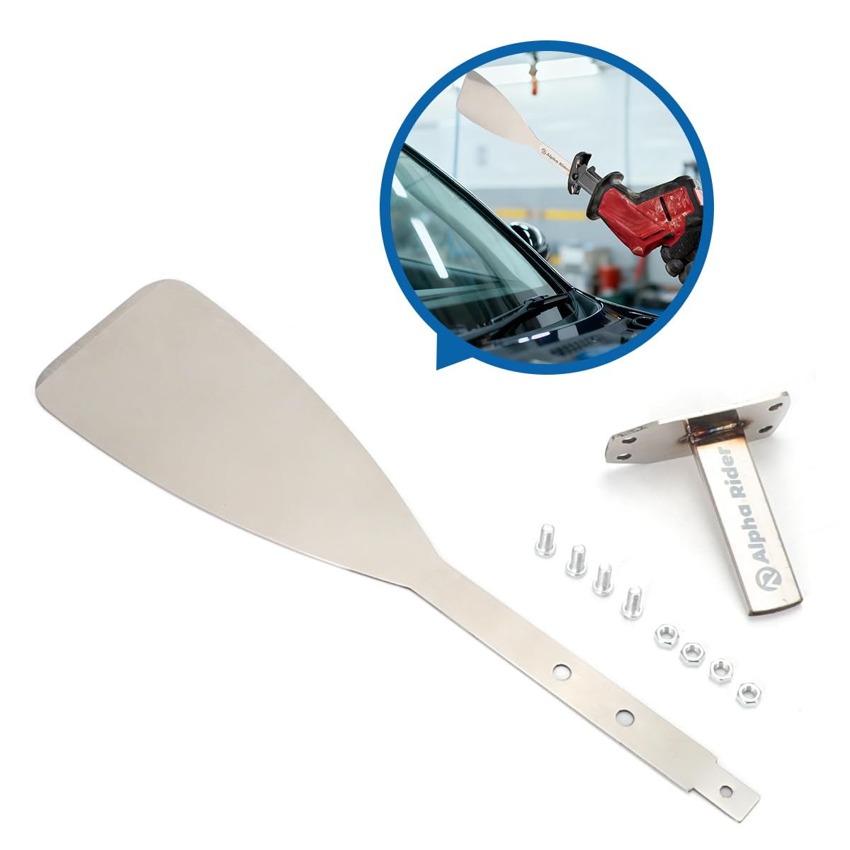 MotoQueen windshield removal tool package includes complete set for professional work