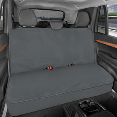 Motor Trend AquaShield rear bench cover easy install demonstration in minutes