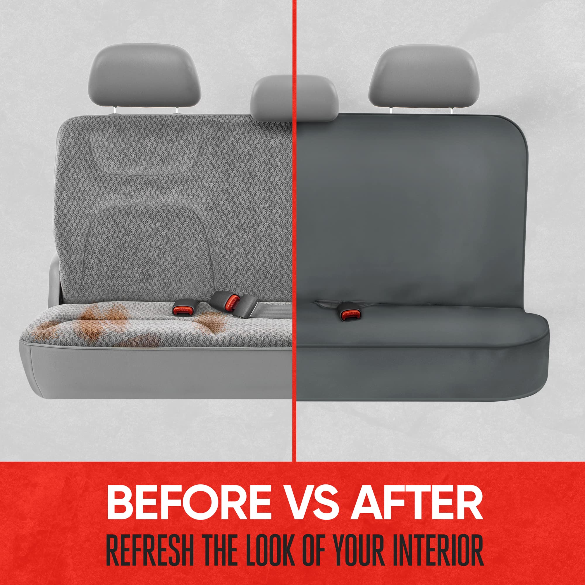 Motor Trend AquaShield rear bench cover gray finish complements interior design
