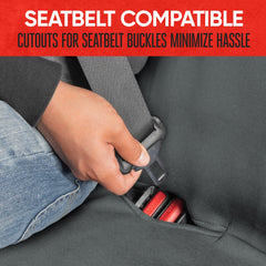 Motor Trend AquaShield rear bench cover kids and pets use without obstructing seat access