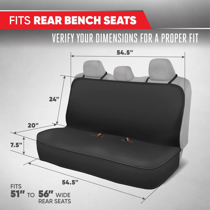 Motor Trend AquaShield universal fit demonstrated on different back seats