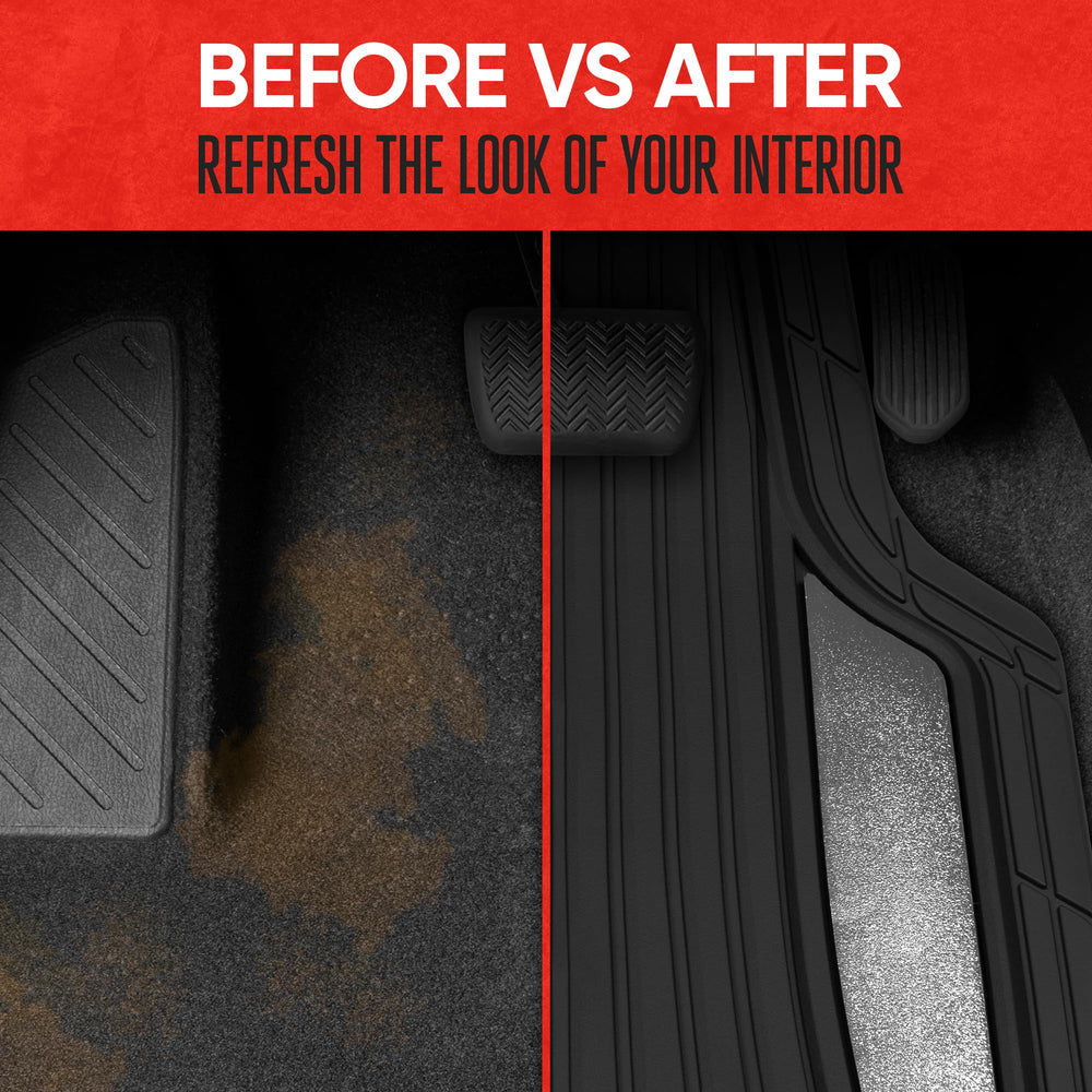 ChromeTech mats are easy to hose off for quick cleaning.