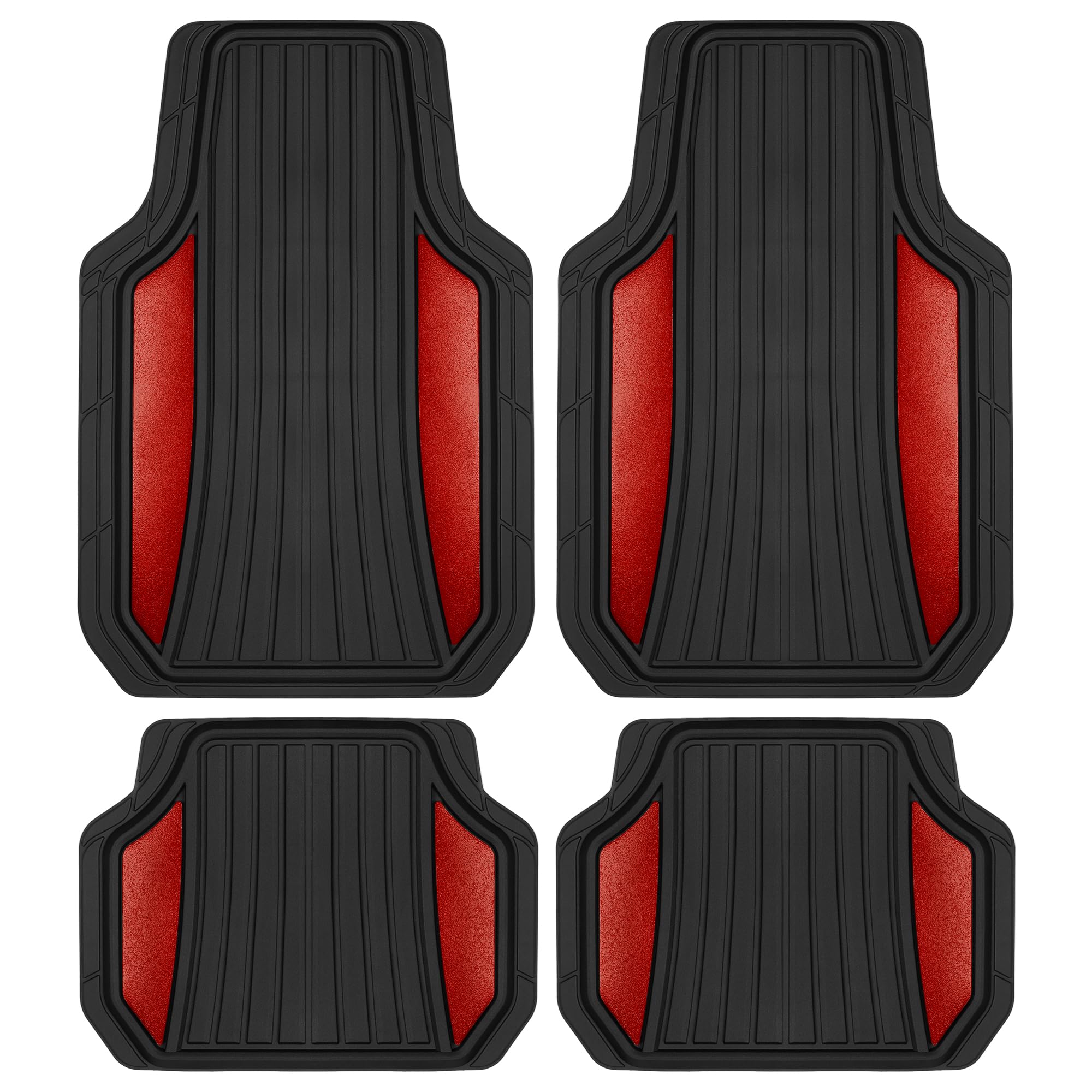 Motor Trend ChromeTech floor mat front view showing all-weather protection