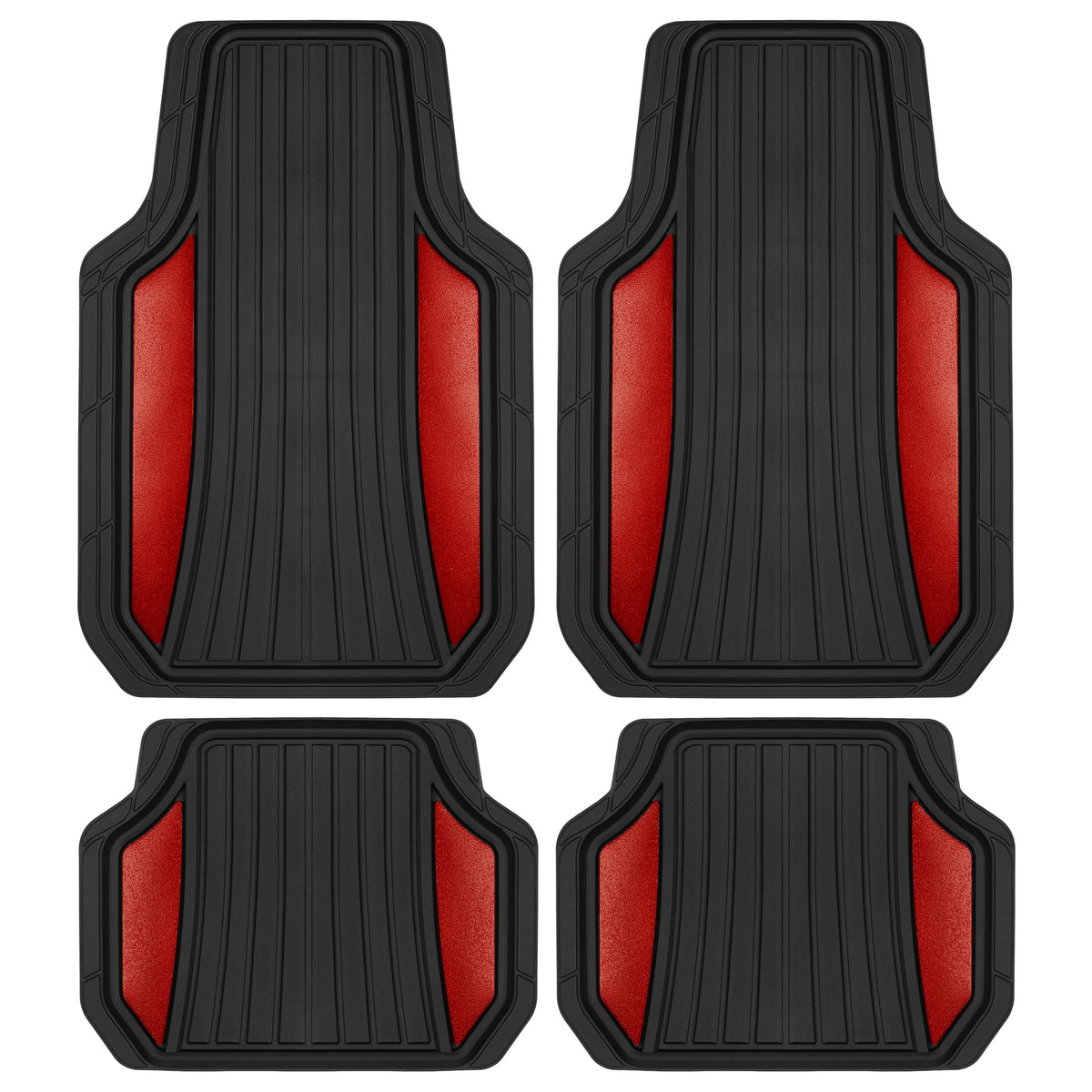 Motor Trend ChromeTech floor mat front view showing all-weather protection