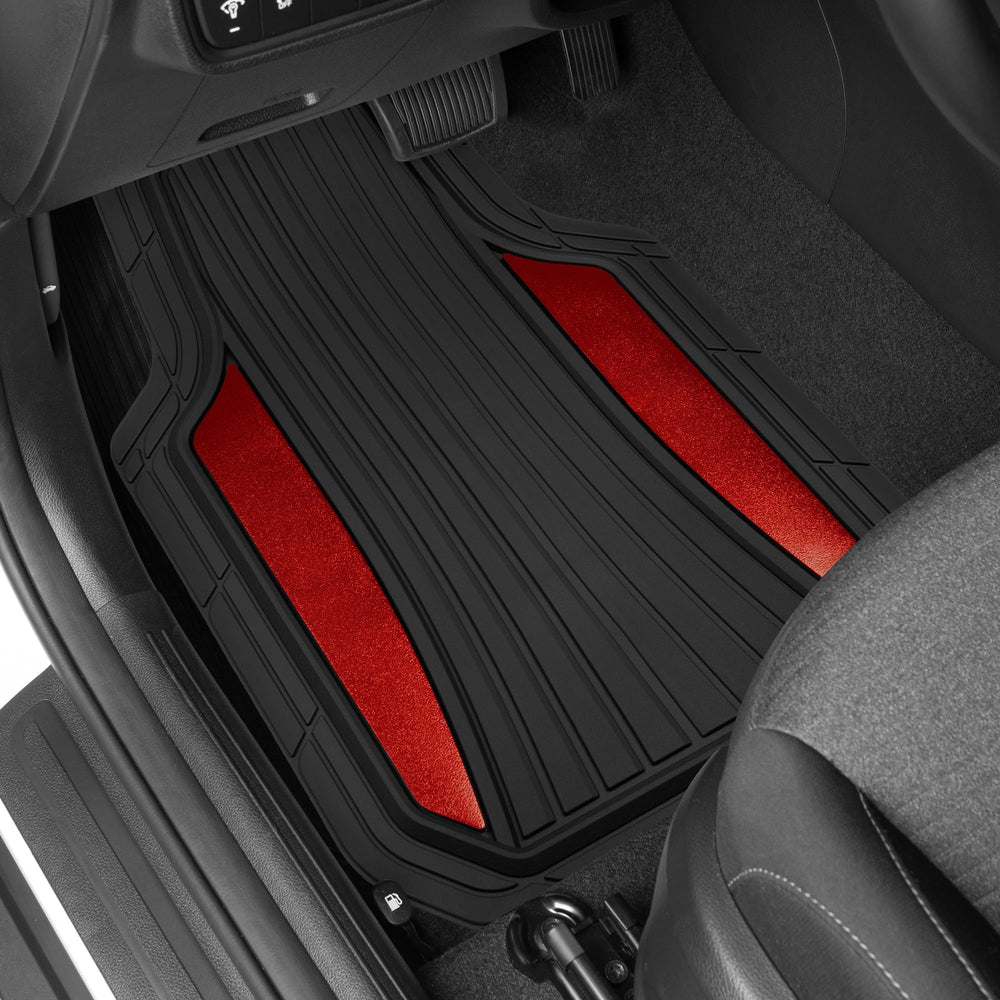 Two-tone black ChromeTech finish enhances interior style