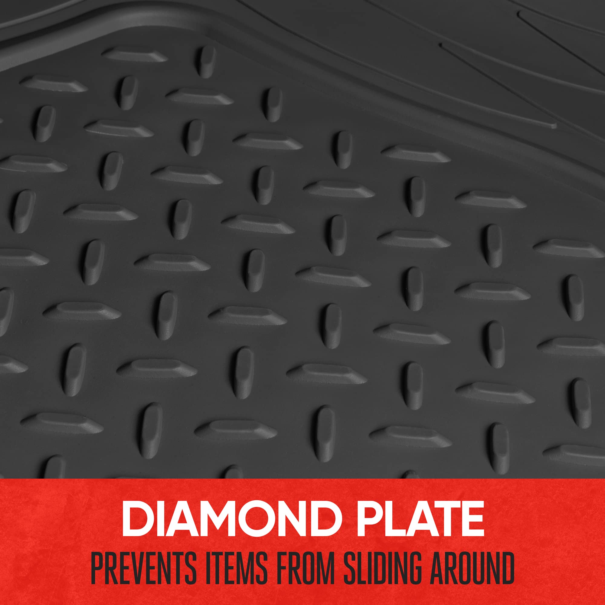 Motor Trend easy-clean cargo mat simple to wipe down after dirt or spills