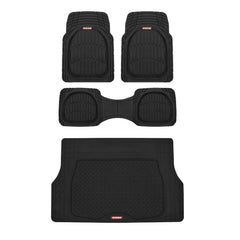 Motor Trend FlexTough front mats provide durable all-weather protection with trim-to-fit precision.