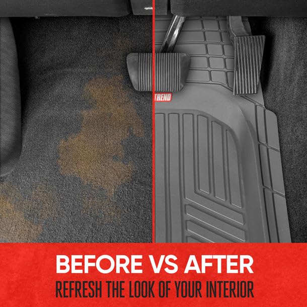 Motor Trend FlexToughXL trunk liner protecting cargo area from dirt and moisture.